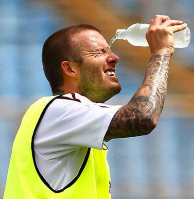 David Beckham Hand Tattoo Image